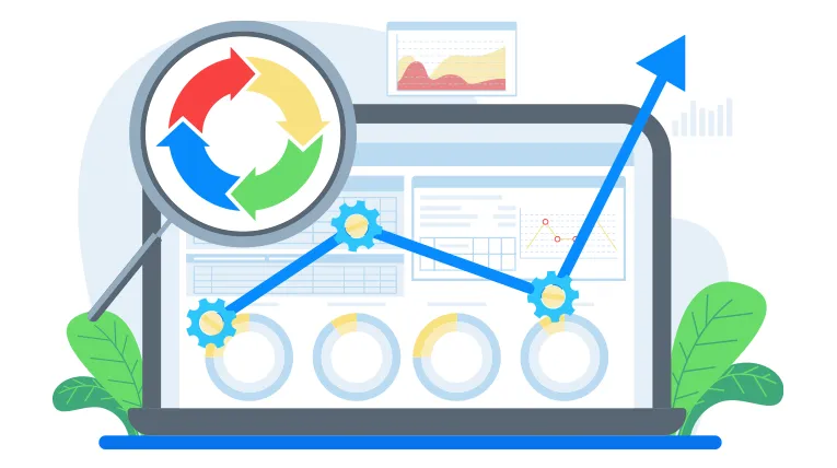 Image of a chart on a computer