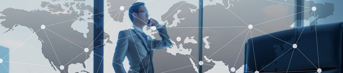 Man on the phone discussing dedicated servers