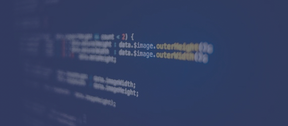 Computer screen displaying lines of code